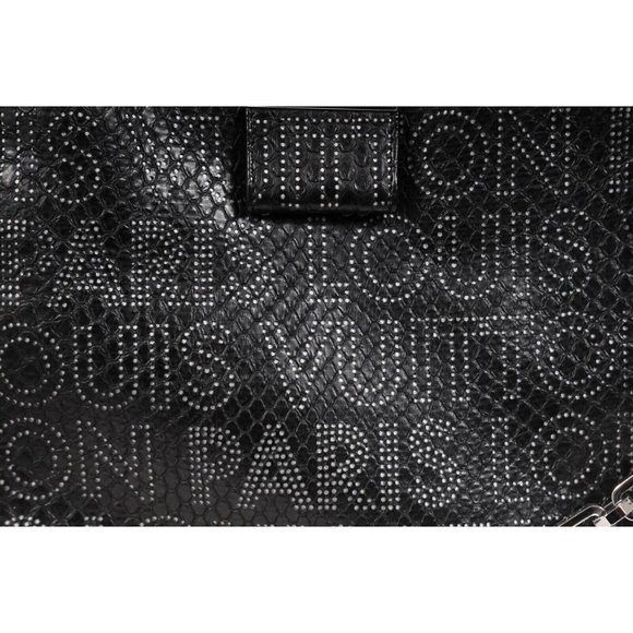 Louis Vuitton Python Perfore Lutece Shoulder Bag Black Silver Logo AW 2008 Y2k - Picture 3 of 16